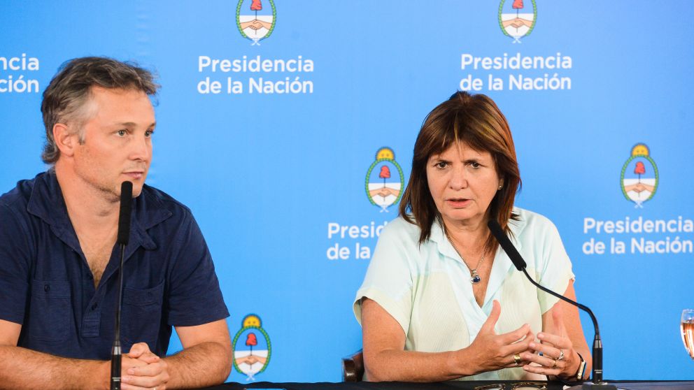 En conferencia, Bullrich defendió al policía que mató a un delincuente por la espalda. (Presidencia)