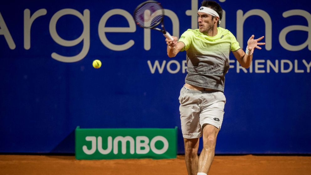Leo Mayer superó una dura prueba y se ilusiona (Prensa Argentina Open)