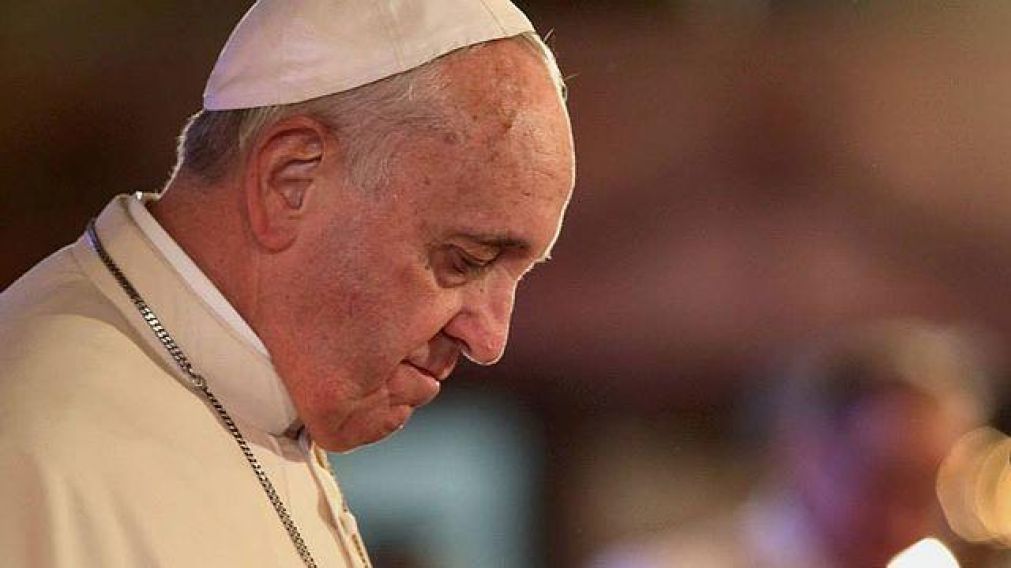 El papa envió su apoyo a través de un telegrama.