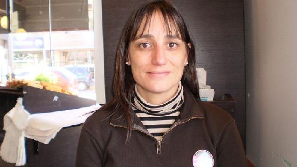 La diputada del Frente de Izquierda, Romina del Pla, una de las mayores impulsoras del proyecto.