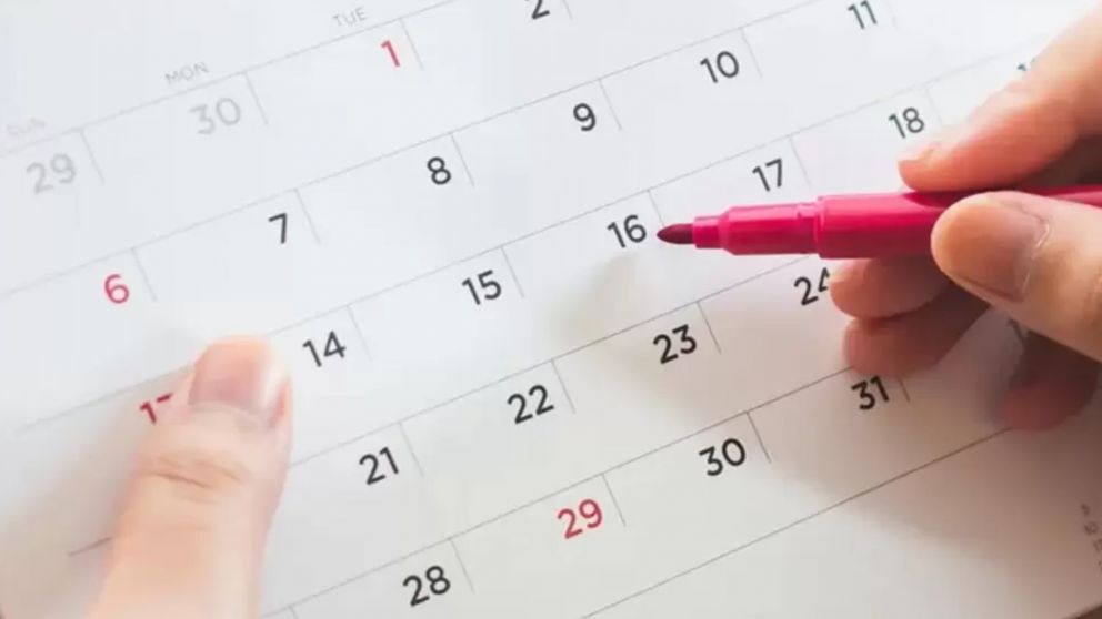 Agenda de feriados: dos fines de semana de cuatro días consecutivos