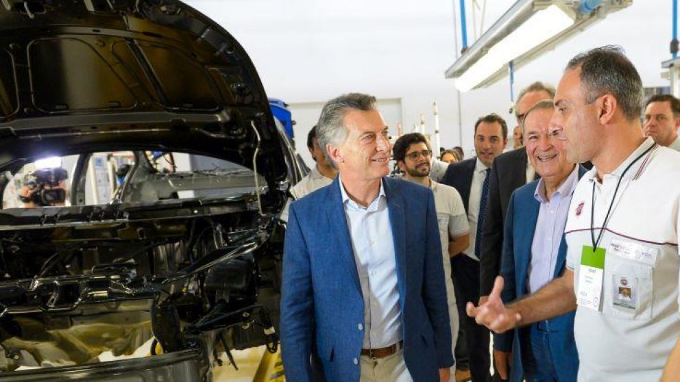 Macri, en Córdoba durante inauguración de planta automotriz. (Presidencia de la Nación)