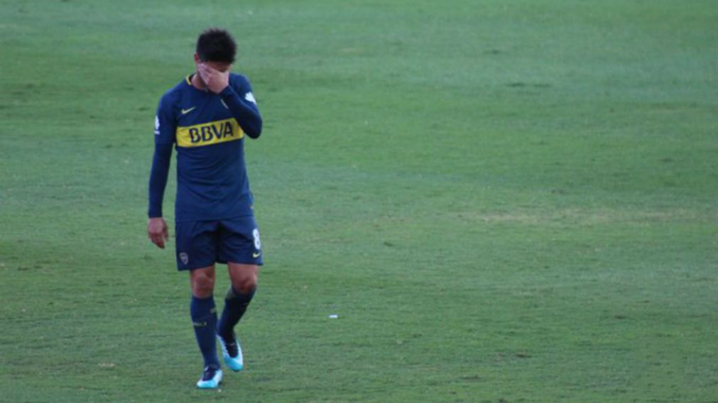 El capitán "xeneize" se resintió de su lesión.