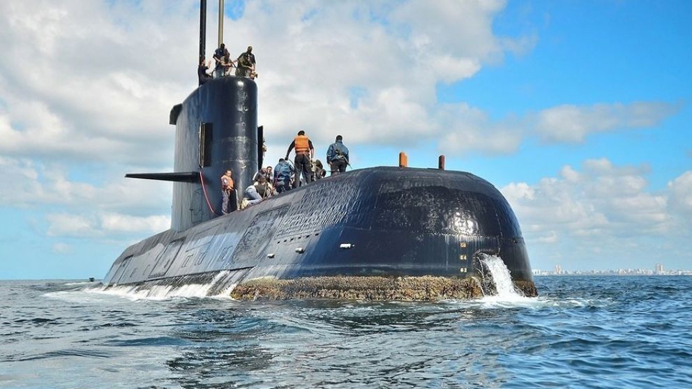 El submarino ARA San Juan extraviado hace más de 80 días. (Archivo)
