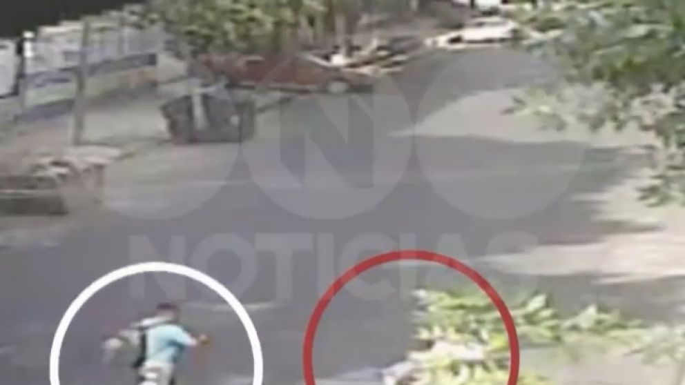 Así le disparó Chocobar al ladrón de La Boca