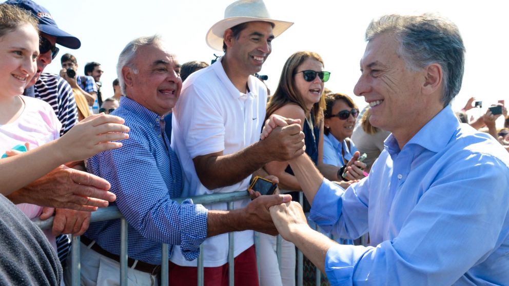El presidente de la Nación estuvo en la inauguración de un nuevo tramo de la ruta 8 (presidencia).