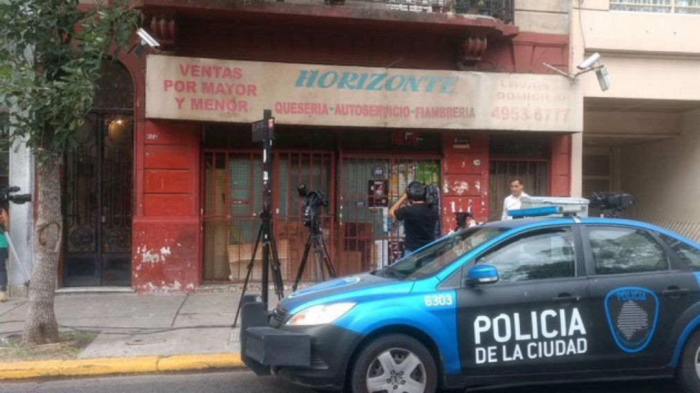 El supermercado Horizonte, donde tuvo lugar el ataque.