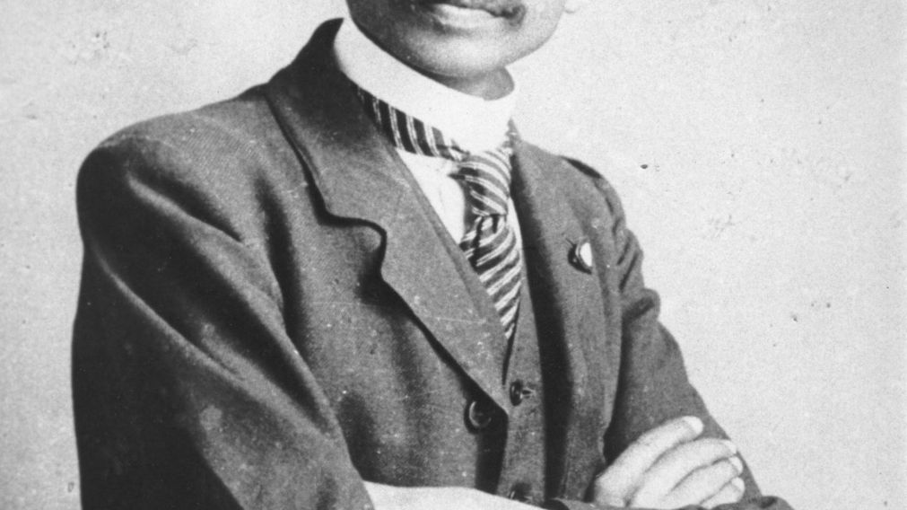 Gandhi en su adolescencia.