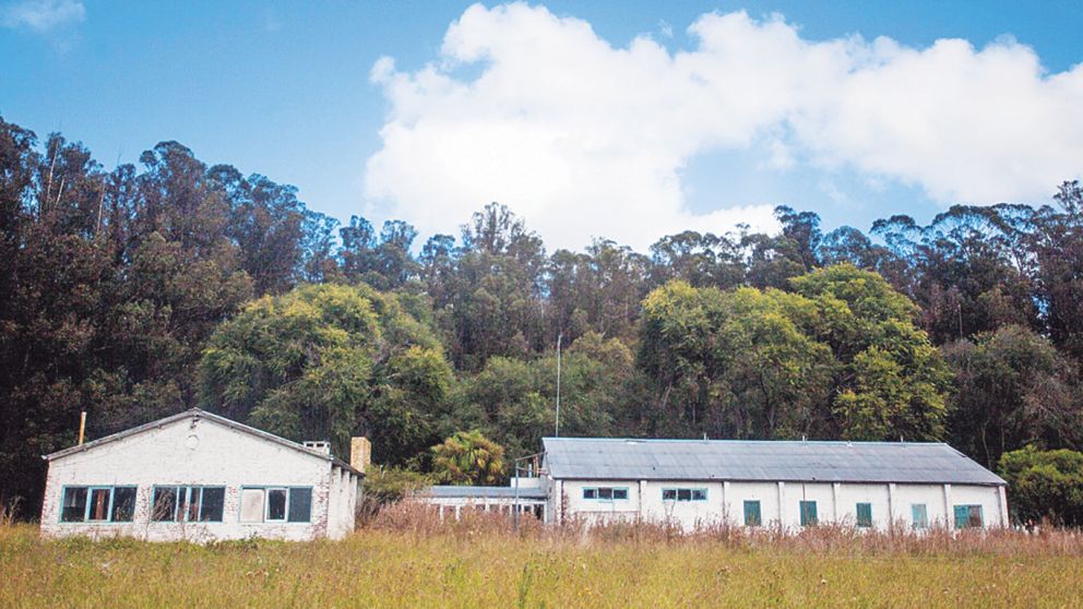 La edificación, en total estado de abandono, como luce en la actualidad.