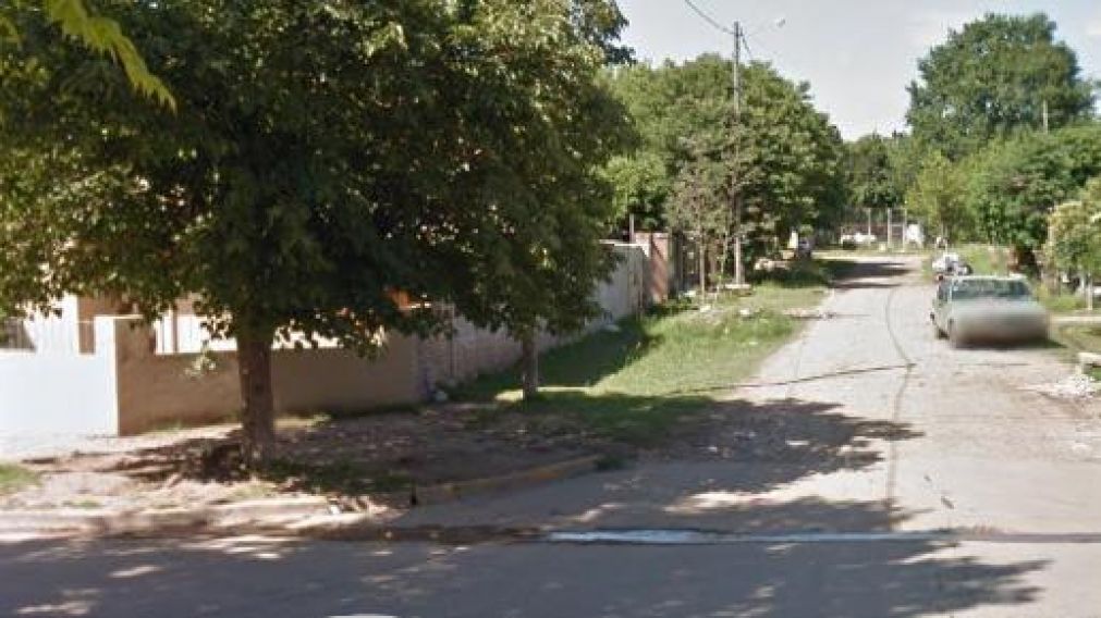 El cruce de las calles Andinos y Paraguay, donde ocurrió el hecho (Google Street View).