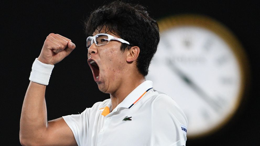 Hyeon Chungm, de 21 años, 58º del ranking de la ATP, dio una verdadera sorpresa.