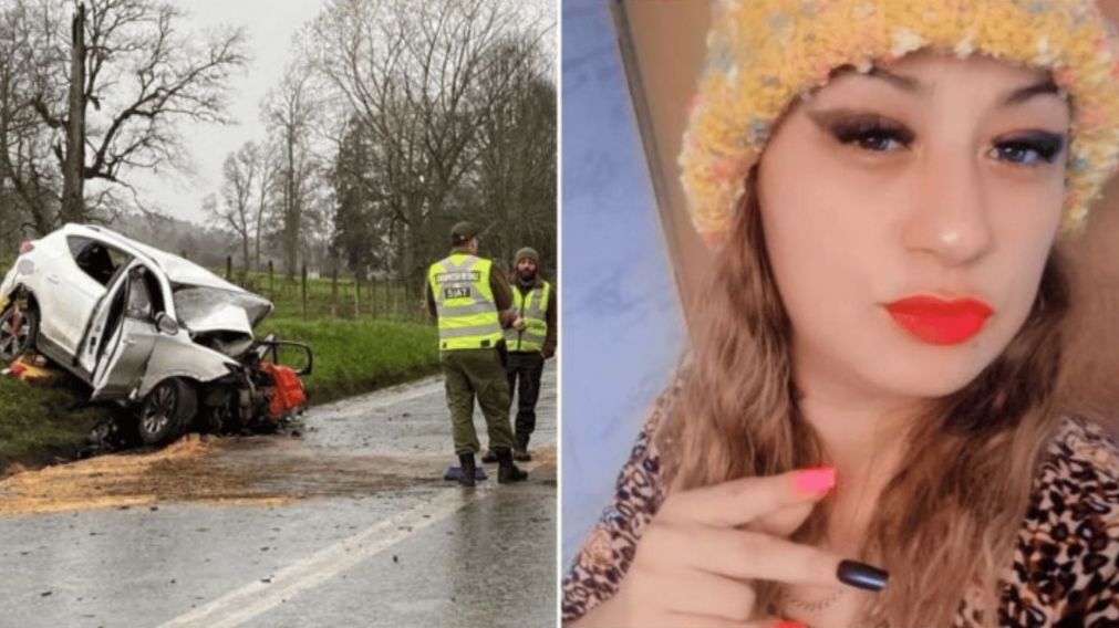 Así quedó el auto de la "Barby narco chilena" (Gentileza Bio Bio