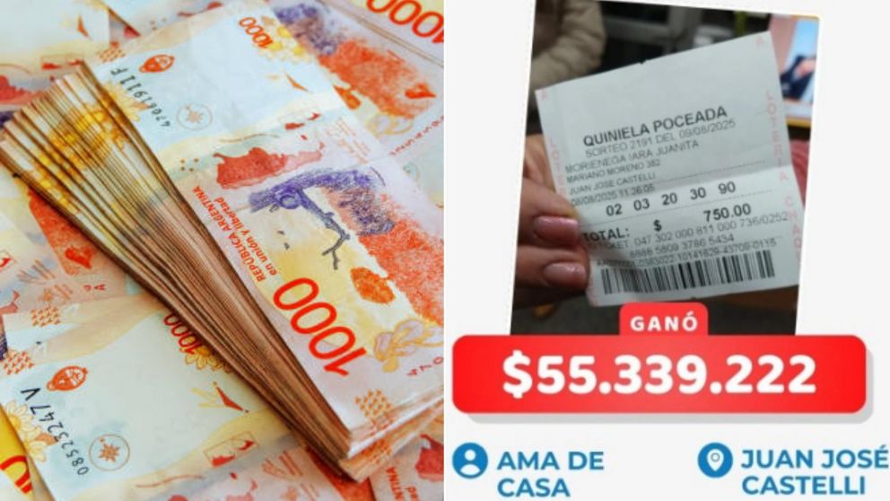 Ganó $55 millones en la Quiniela con una jugada única: "Mi marido me dijo que..."