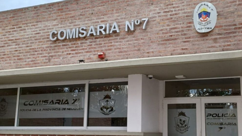 Las actuaciones policiales quedaron a cargo de la comisaría séptima de la ciudad neuquina de Plottier (Gentileza Top Noticias).
