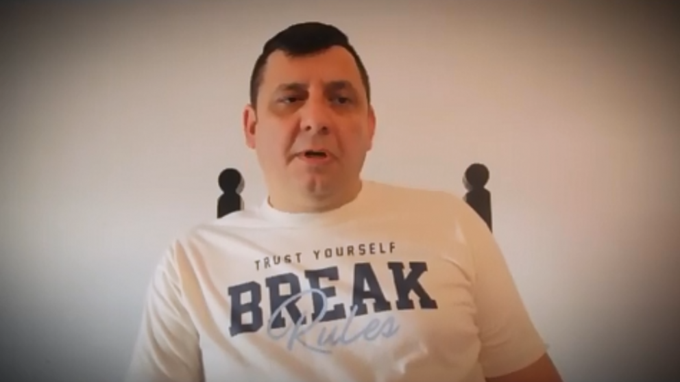 El dirigente pidió que se le garanticen sus derechos. (Captura).