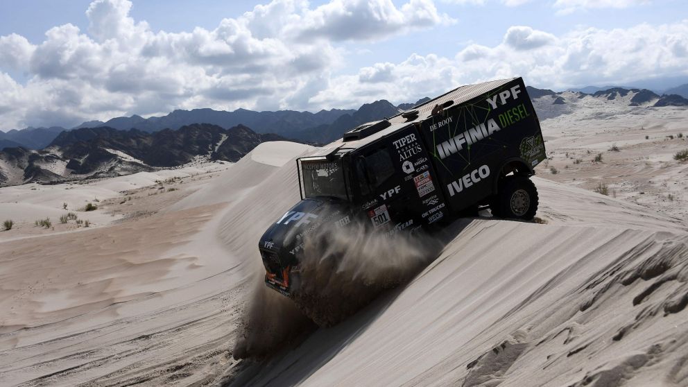 El paso de Villagra, eu una dura etapa en la que fue cuarto.