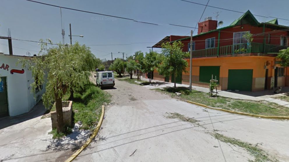 El suceso ocurri� en el cruce de estas calles de LOmas de Zamora (Google Maps).