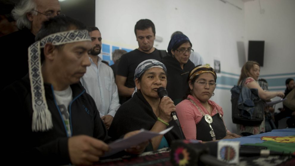 Familiares de Rafael Nahuel, joven muerto durante un operativo de Prefectura. (Archivo)