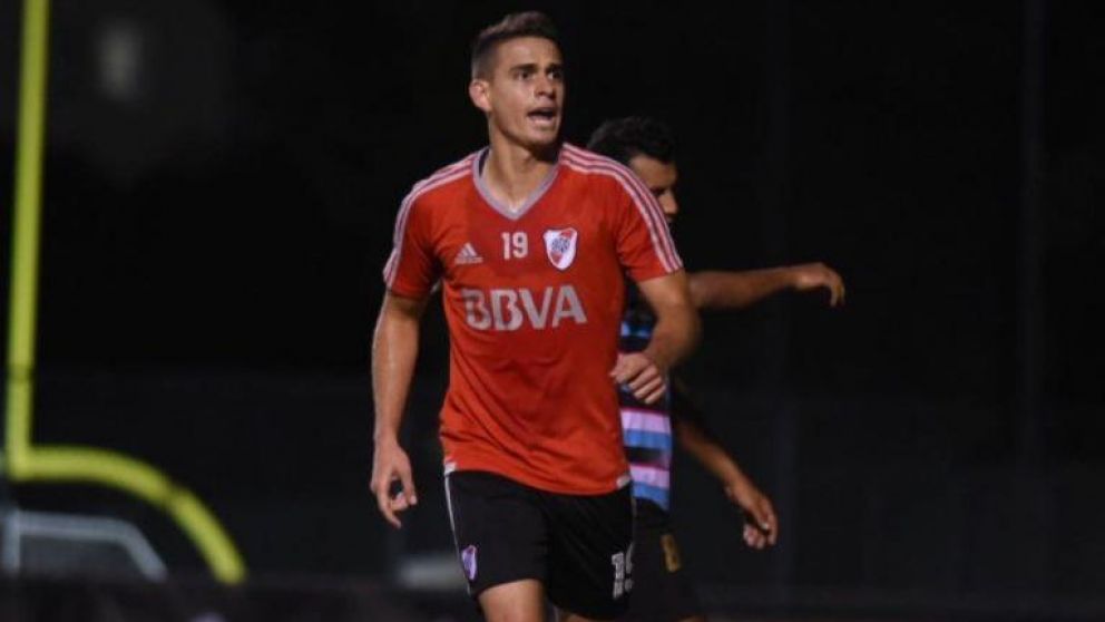 Borré celebra uno de sus goles ante el Miami United (Twitter).