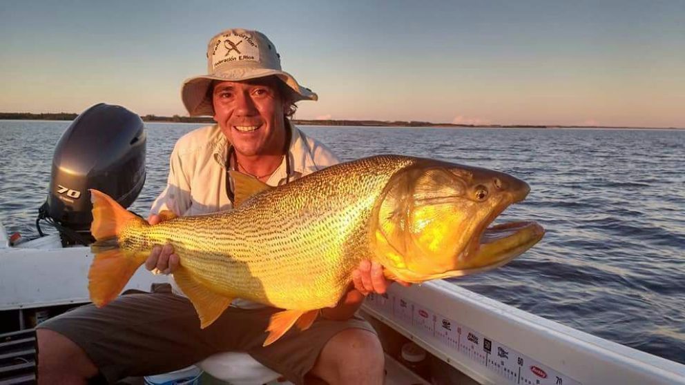 Diego Tisocco se muestra con un espectacular dorado.