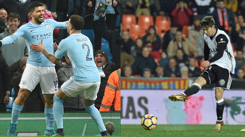 Aguero y Vietto, goleadores en la jornada. (AFP)