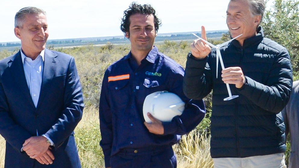 Macri en un acto al que asistió durante sus vacaciones. (Presidencia)