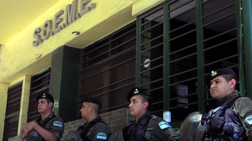 Allanaron tres sedes del sindicato de Marcelo Balcedo. (T�lam)