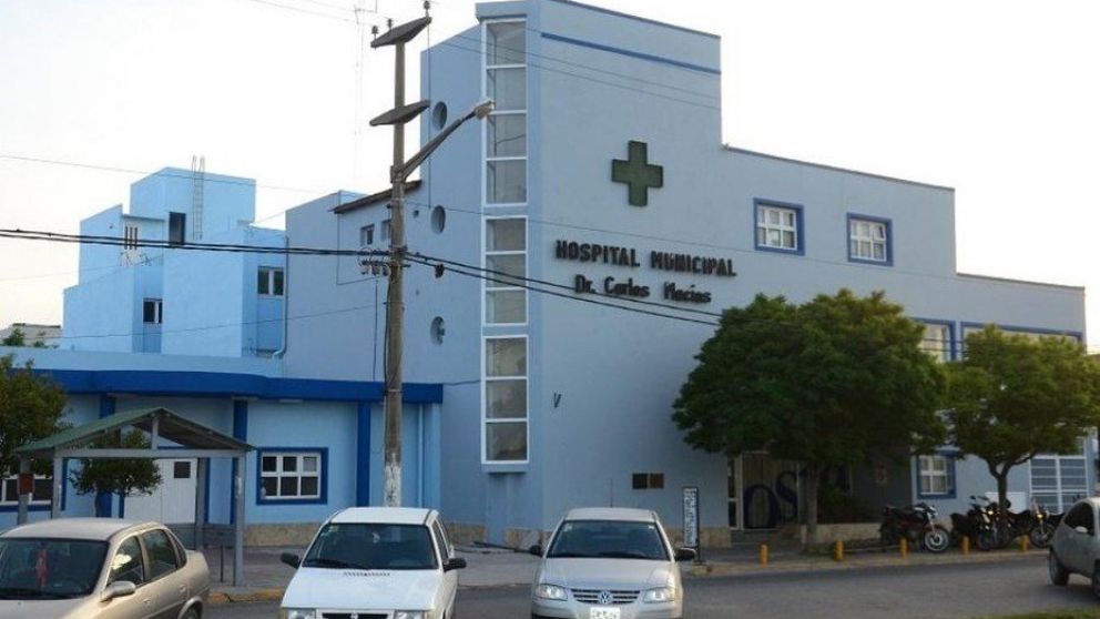 Hospital municipal de Mar de Ajó donde fue internada en un primer momento.