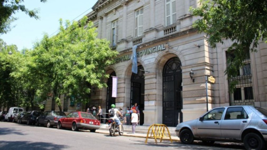 El hospital donde Débora pasó 9 días internada.