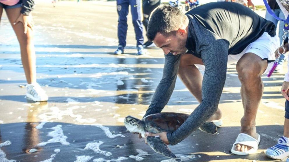 Carlitos disfruta en San Clemente su tiempo de receso.