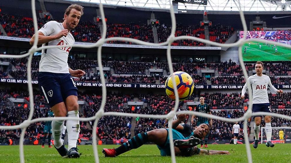 Harry. El mejor jugador de los "Spurs" tuvo un 2017 inolvidable (AFP).