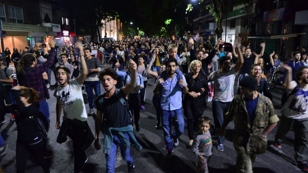 Las marchas se volvieron a sentir luego de aprobarse la reforma previsional (Jonatan Moreno - Diario Crónica)