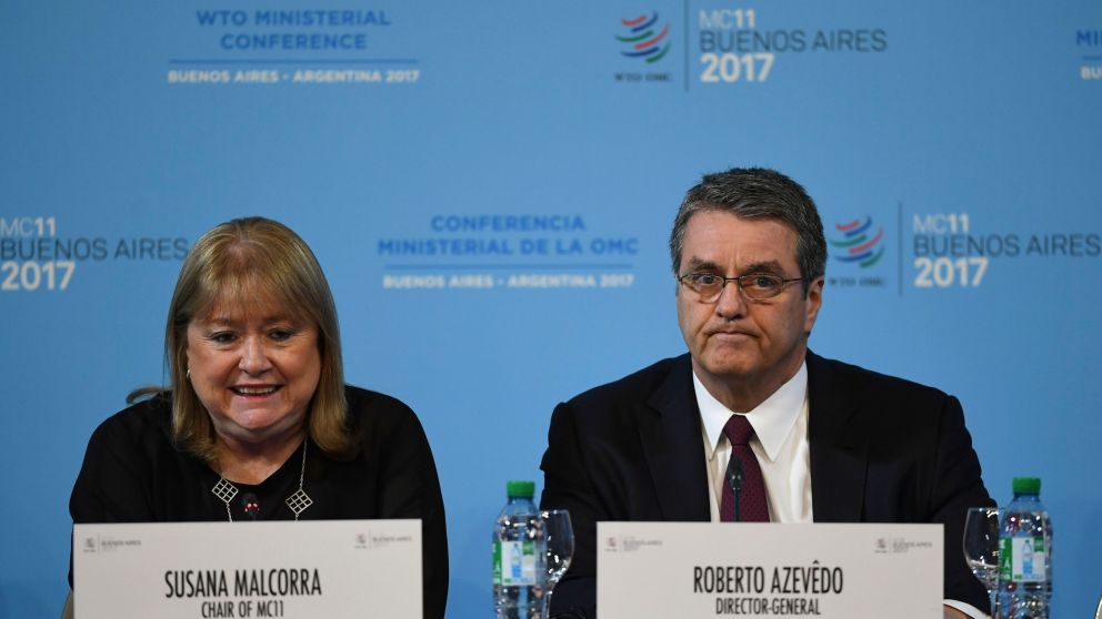 Malcorra y Azevedo mostraron su pesar.