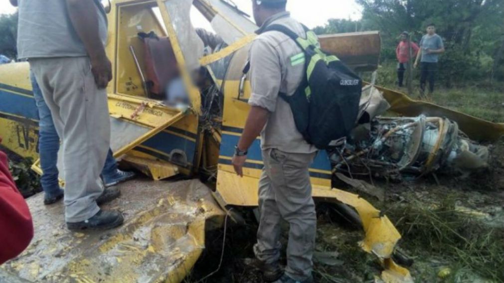 El piloto de la aeronave perdió la vida.