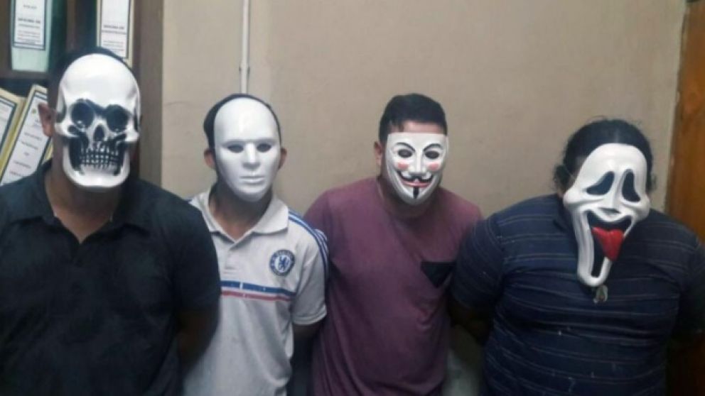 Cayó la banda de las máscaras, dedicada a entraderas y robo de autos.