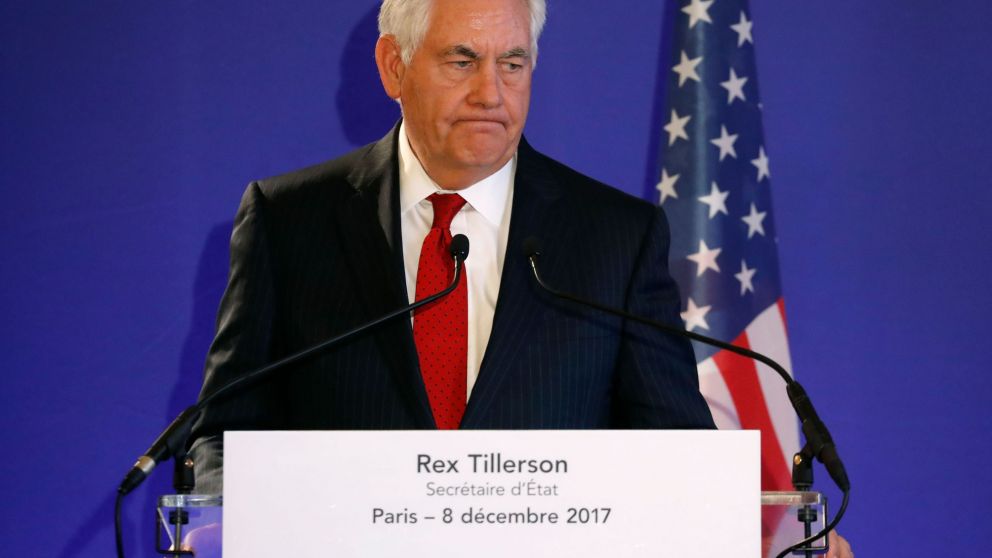 El secretario de Estado habló ante la prensa. / ( AFP).