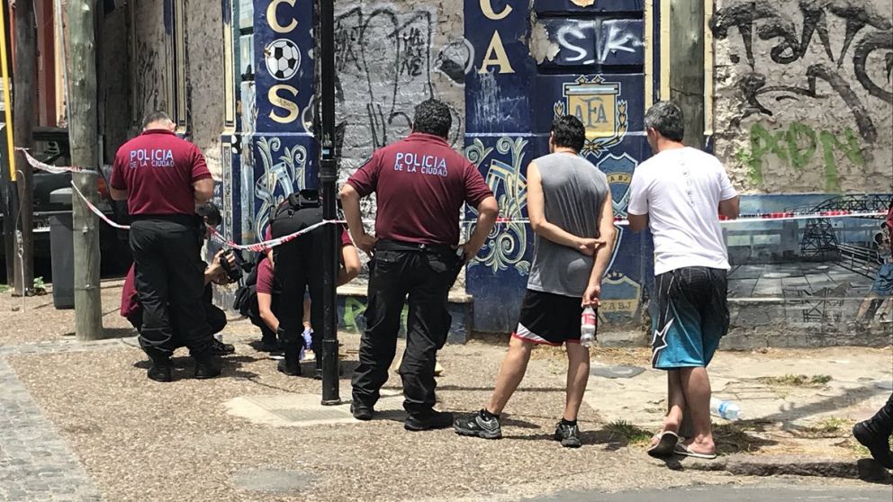 La escena del sangriento ataque (Gentileza @Mechi_Mora).