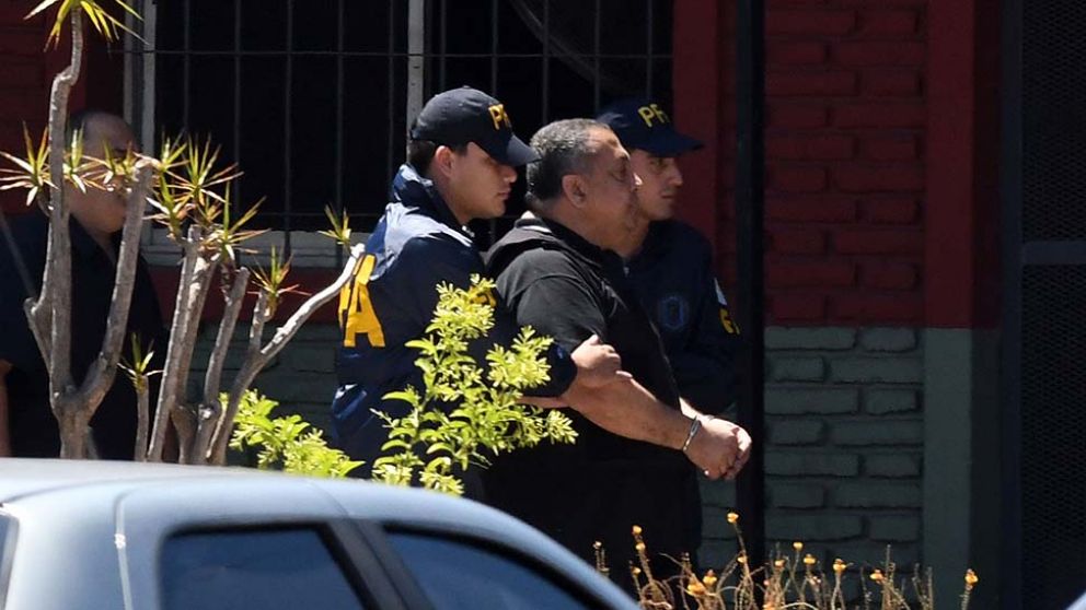 El dirigente fue detenido en la madrugada en su casa. (Télam)