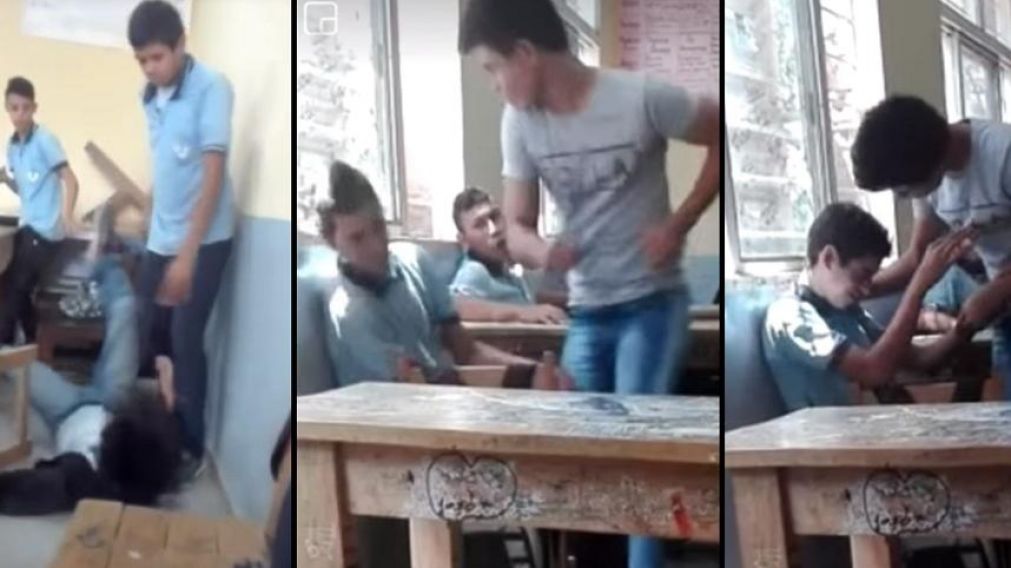 Justiciera filmó brutal paliza a un compañero y escrachó al agresor