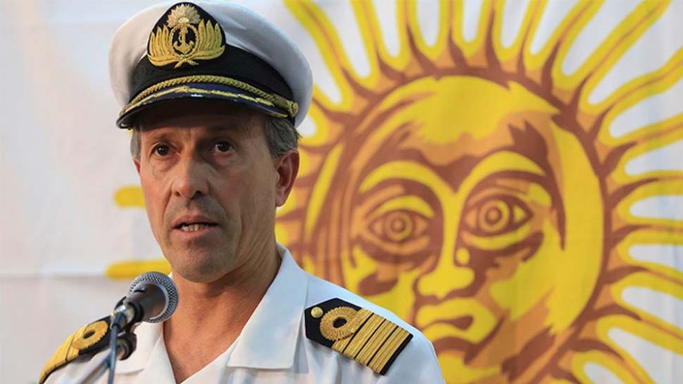 Balbi. No pudo brindar novedades alentadoras sobre los 44 héroes.