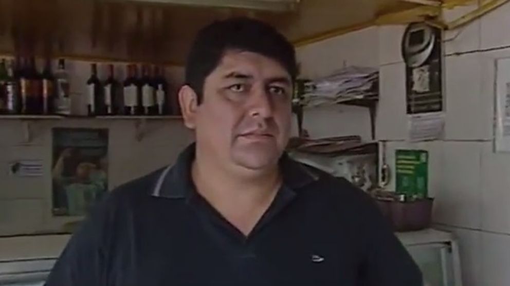Alberto, un empleado del comercio donde ocurrió el asesinato. (Captura de C5N)