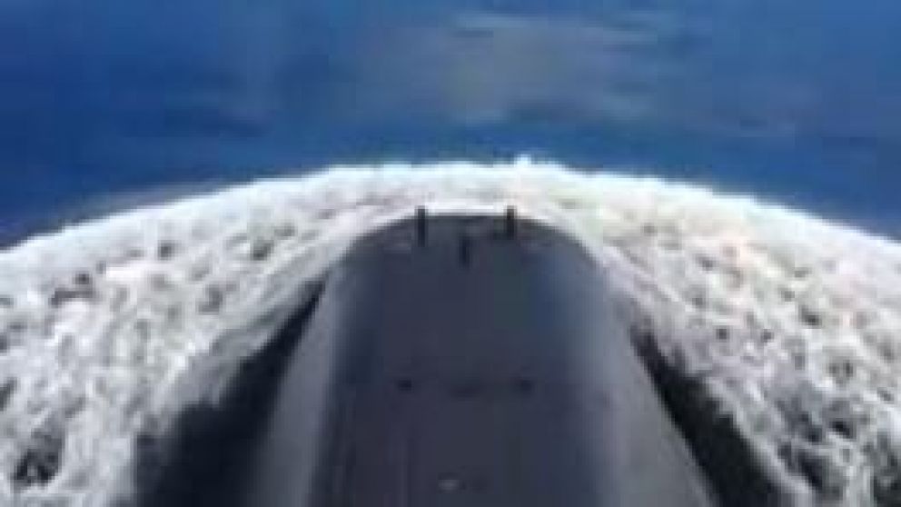 El último video que envió el ARA San Juan