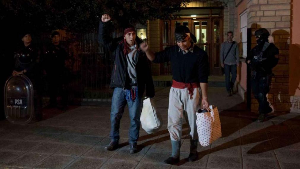 Fausto y Lautaro. Por fin libres. (Gentileza @Red__Accion)