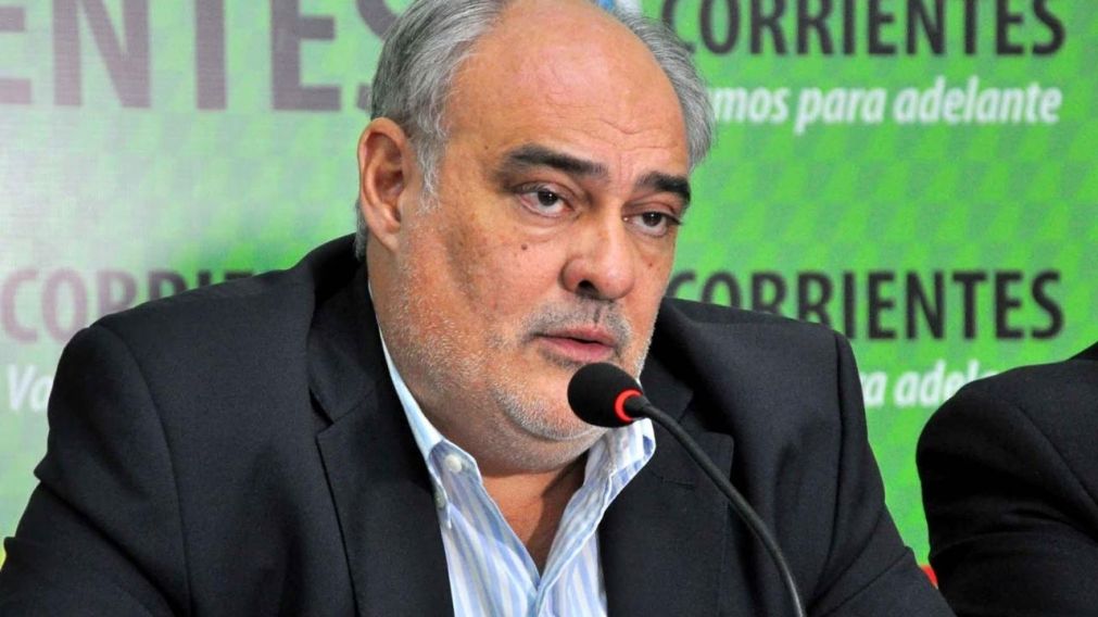 Ricardo Colombi, gobernador de Corrientes. 