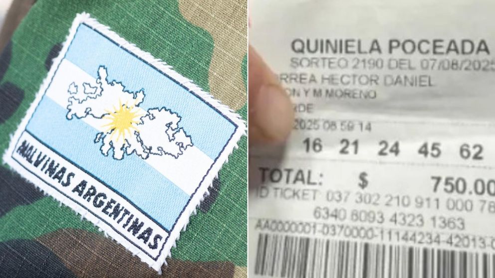Ex combatiente de Malvinas ganó la Quiniela con una jugada muy especial y emotiva.