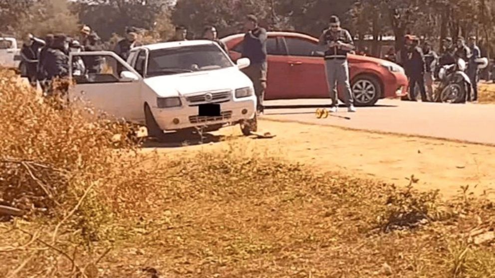 El escenario de uno de los asesinatos (Gentileza El Tribuno).