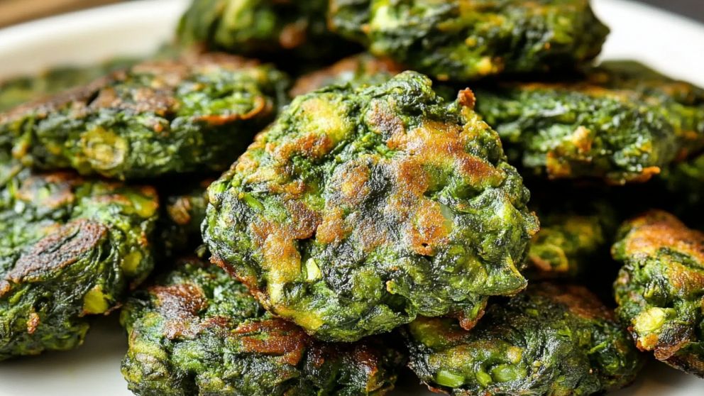 Receta: buñuelos de espinaca saludables, sin harina ni fritura.