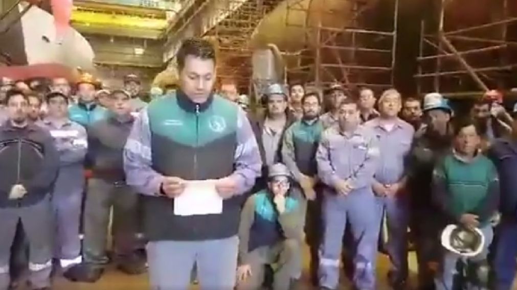 "Ustedes ya son h�roes, nosotros ac� los esperamos"