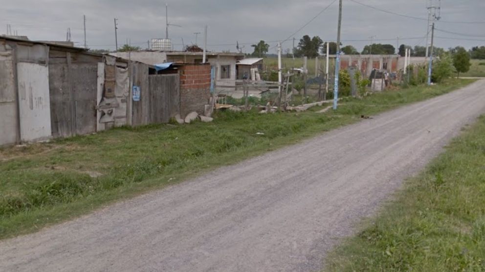 El crimen ocurrió en este humilde barrio de Presidente Perón.