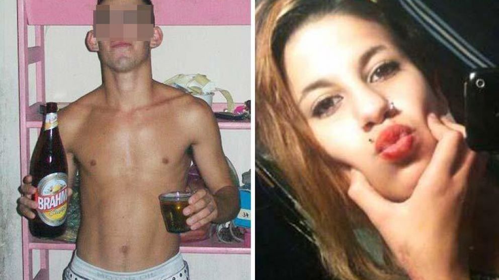 A la izquierda, Joel Fernández y a la derecha la joven Melina.